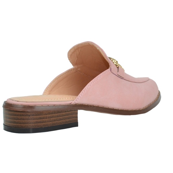 NEW Chase & Chloe  PINK SLIP ON MULE - Picture 4 of 5